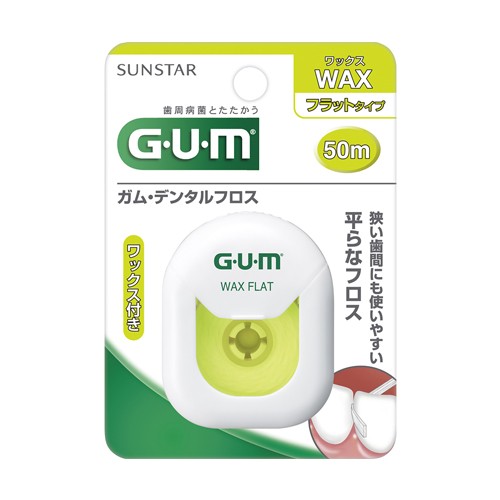 Sunstar GUM 平牙線(Wax)50M